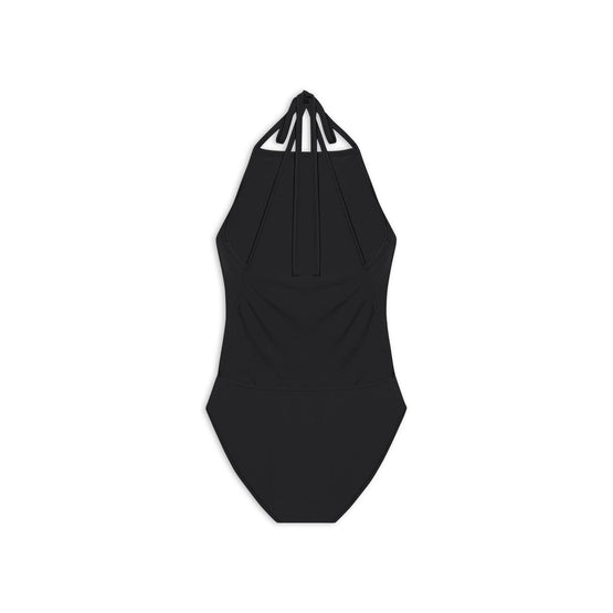 Women Sw Strappy Swimsuit - Black