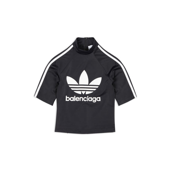 Women Adidas Ss Athletic Top - Black