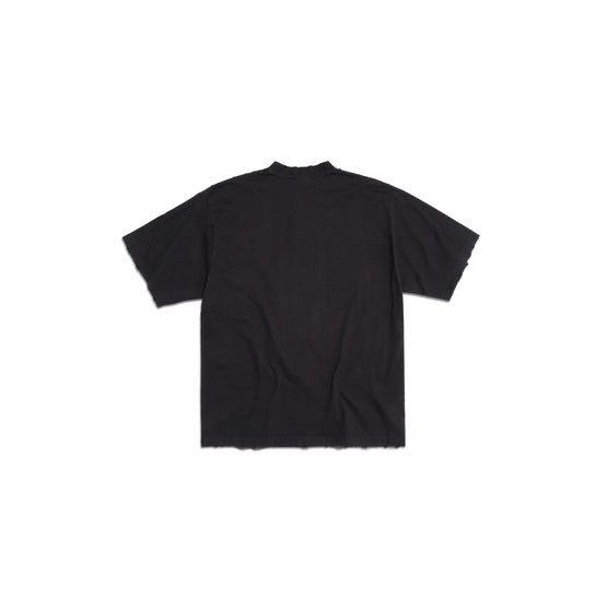 Men Medium Fit T-Shirt - Washed Black