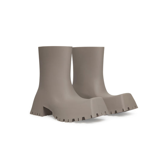 Women Trooper Rubber Low Boot - Medium Grey