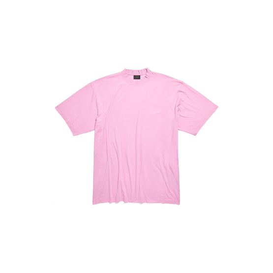 Women Medium Fit T-Shirt - Pink/Black