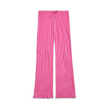 Women Low Waist Tracksuit Pants - Dark Pink