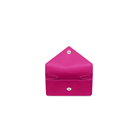 Women Paper Za Mini Wallet - Rose Magenta