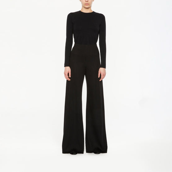 Women Palazzo Pants - Black