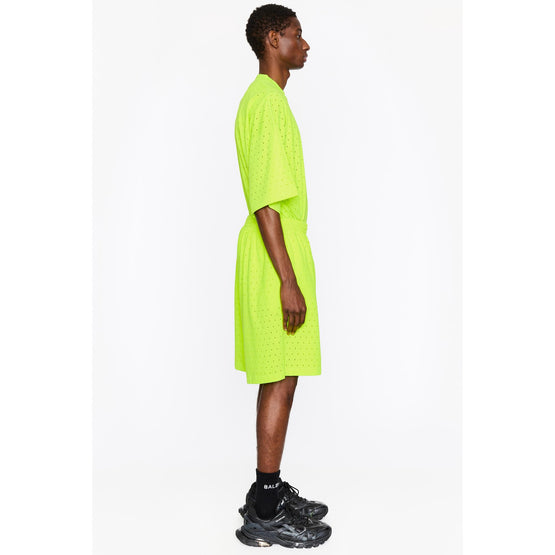 Men Sweat Shorts - Fluo Yellow