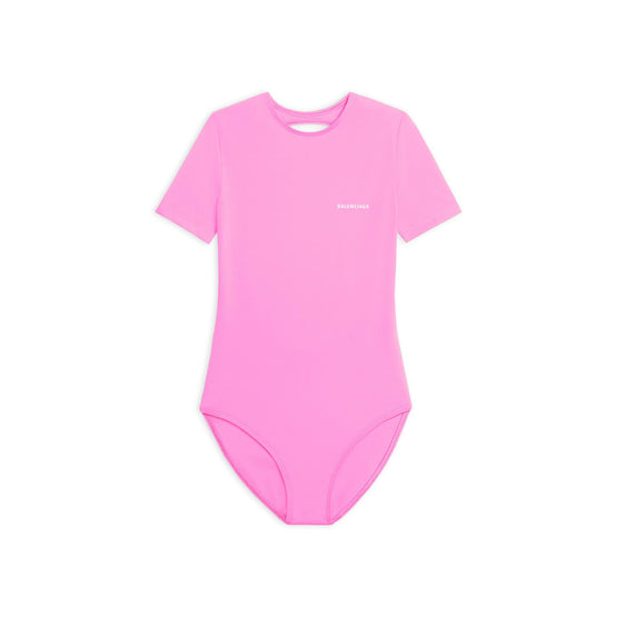 Women Sw Open Back Swim - Fuxia