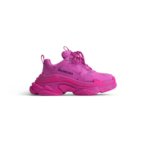 Women Triple S Allover Logo/Lf/Not W - Pink/Black