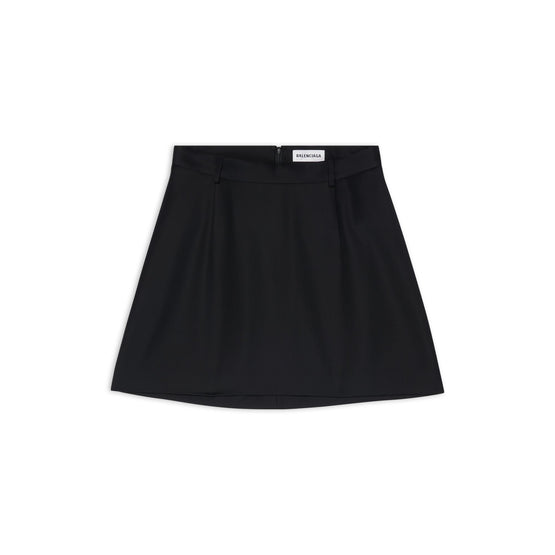 Women Large Mini Skirt - Black