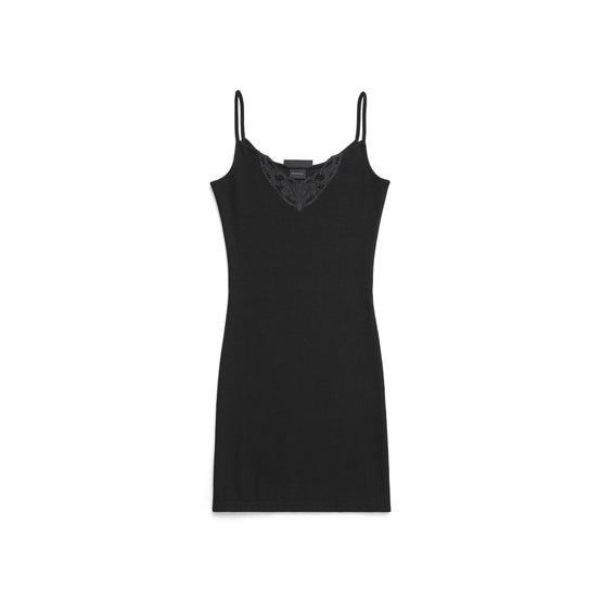 Women Dress Strap Mini - Washed Black
