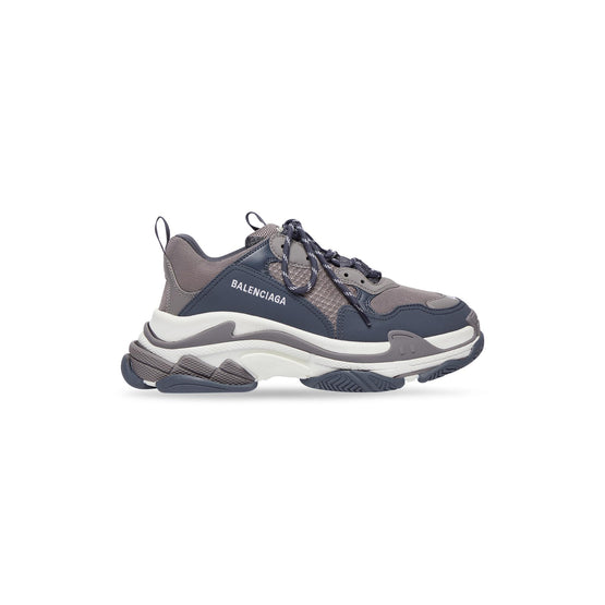 Men Triple S Leather Free/Not Wash - Dark Grey/Grey/White