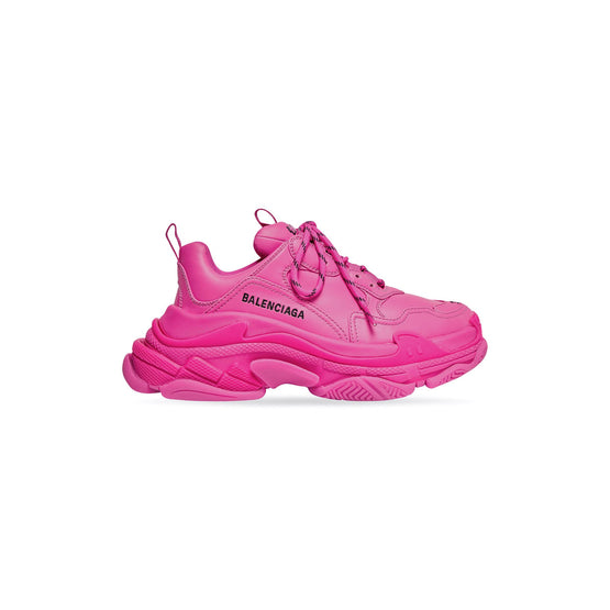 Women Triple S Fake Leat/Full Col/Nw - Dark Pink