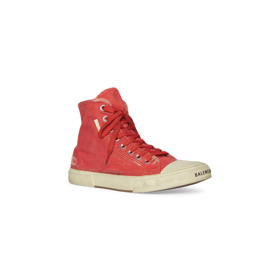 Women Paris High Top Destroyed/W - Red/White