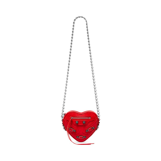 Women Le Cagole Heart Mini Bag - Tomato Red