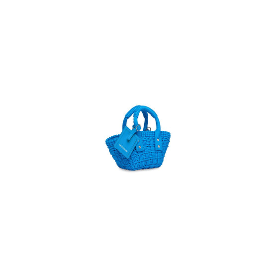 Women Bistro Basket Xxs W/Strap - Cyan/L White