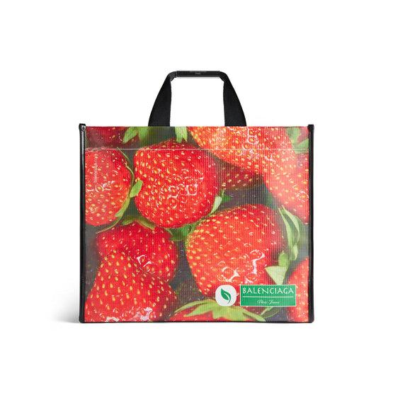 Men Antwerp Tote M - Strawberry/Veggie