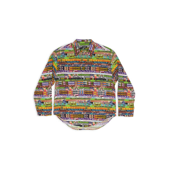 Men L/S Minimal Shirt - Multico