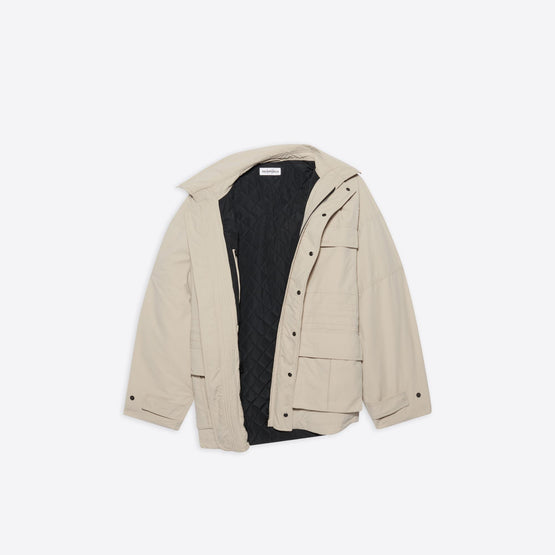 Women Parka - Light Beige