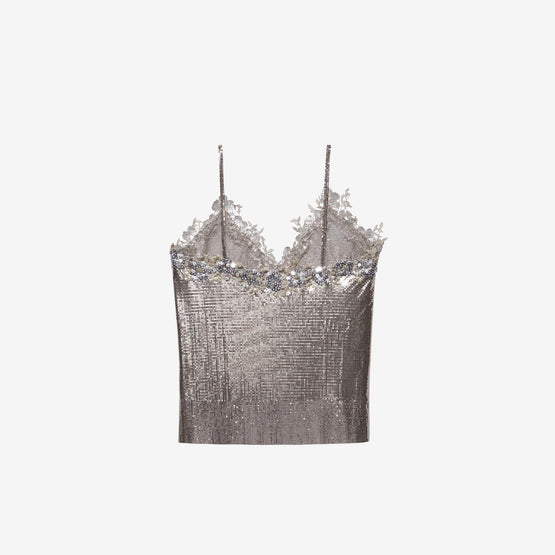 Women Slip Top - Silver