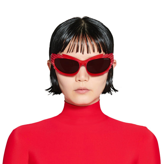 Unisex Spike Rectangle 0255S - Red