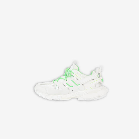 Women Track Bicolor/Fluo Detail/Nw - White/Fluo Green