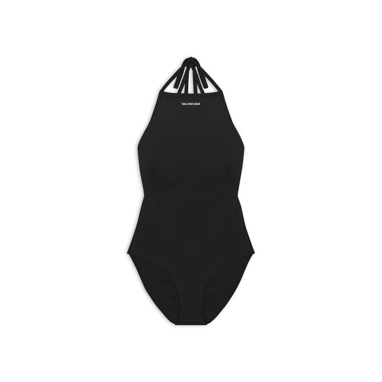 Women Sw Strappy Swimsuit - Black