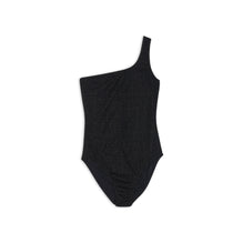 Women Sw Asymmetric Swimsuit - Black