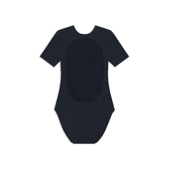 Women Sw Open Back Swim - Black