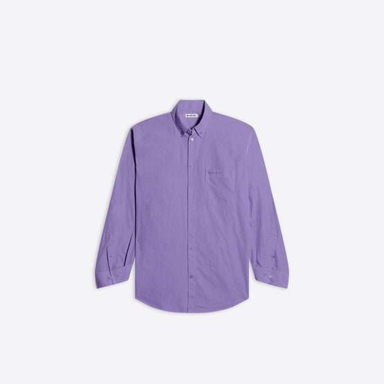 Women Twisted Sleeve Shirt - Light Purple