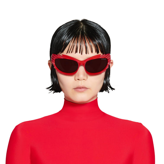 Unisex Spike Rectangle 0255S - Red