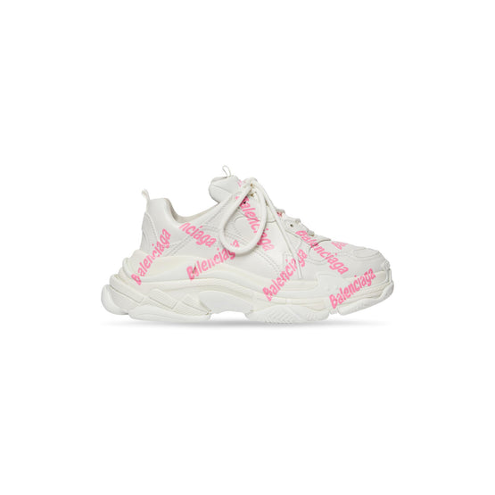 Women Triple S Logotype/Recyc L/Nw - White/Pink