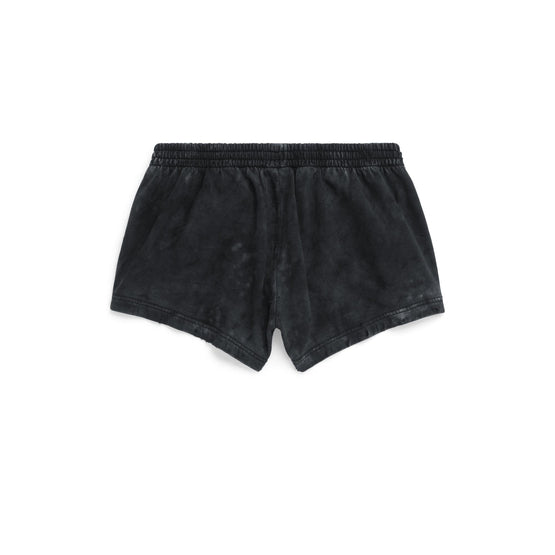 Men Running Shorts - Washed Black