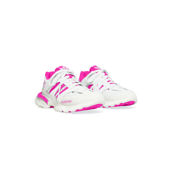 Women Track Forum Low Top Bicolor/Nw - White/Neon Pink