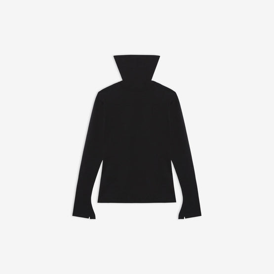 Women Mask Turtleneck - Black