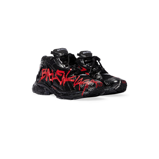 Men Runner Monocl/Graffiti/W - Black/Red
