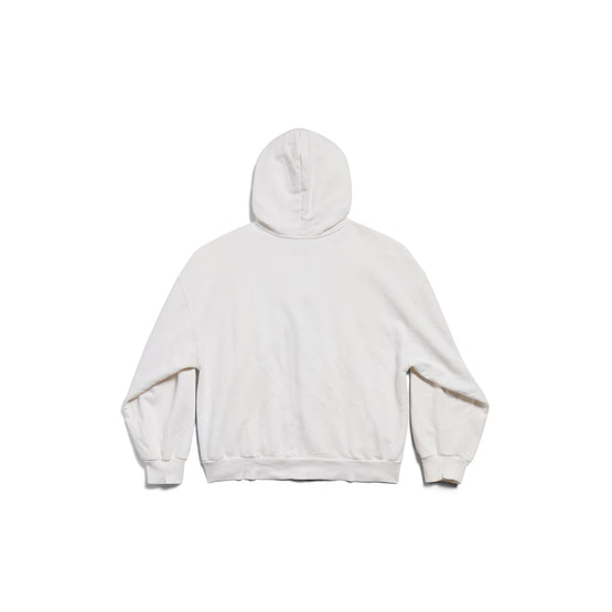Men Regular Zip-Up Hoodie - Off White