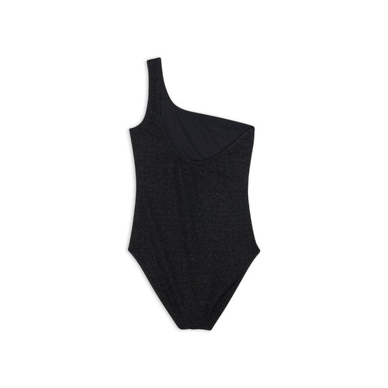 Women Sw Asymmetric Swimsuit - Black