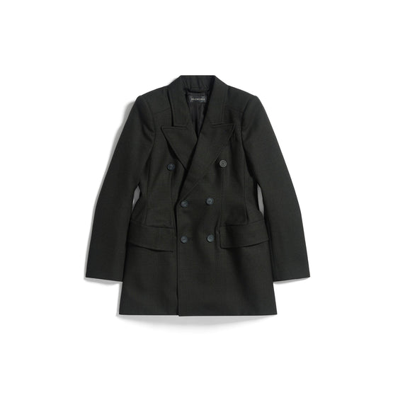 Women Db Hourglass Blazer - Khaki/Black