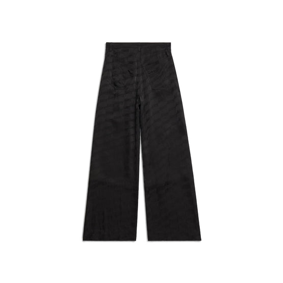 Women Low Waist Fluid Pants - Black