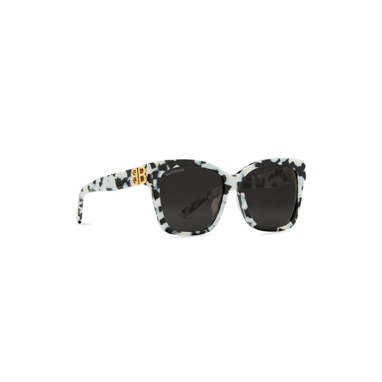 Women Dynasty Sq Af 0102Sa Acetate - White Havana
