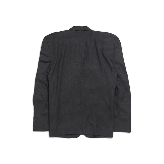Women Cut Away Boxy Jacket - Anthracite