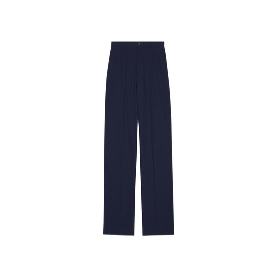 Men Large Fit Tailored Pants - Dark Navy
