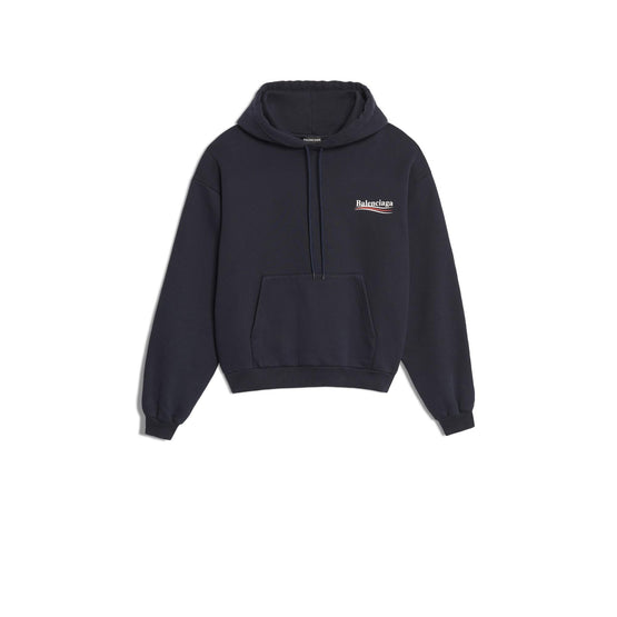 Men Political Campaign Hoodie - Black
