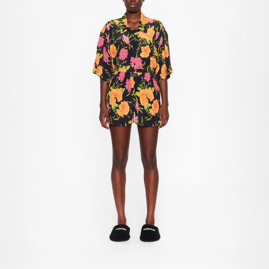 Women Pyjama Shorts - Black