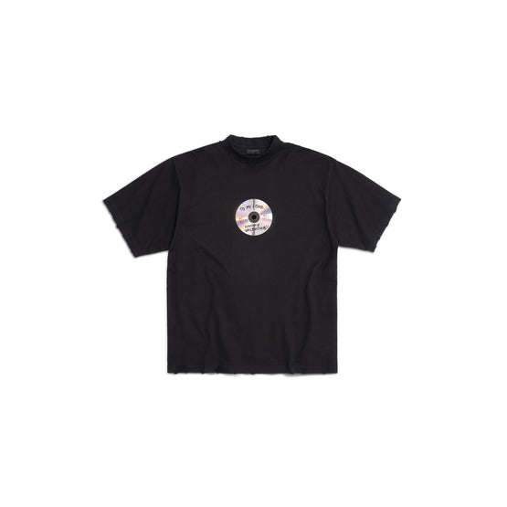 Men Medium Fit T-Shirt - Washed Black