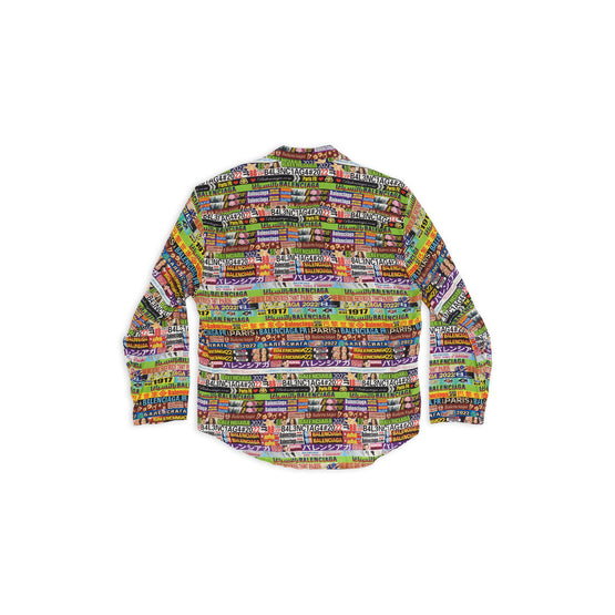 Men L/S Minimal Shirt - Multico