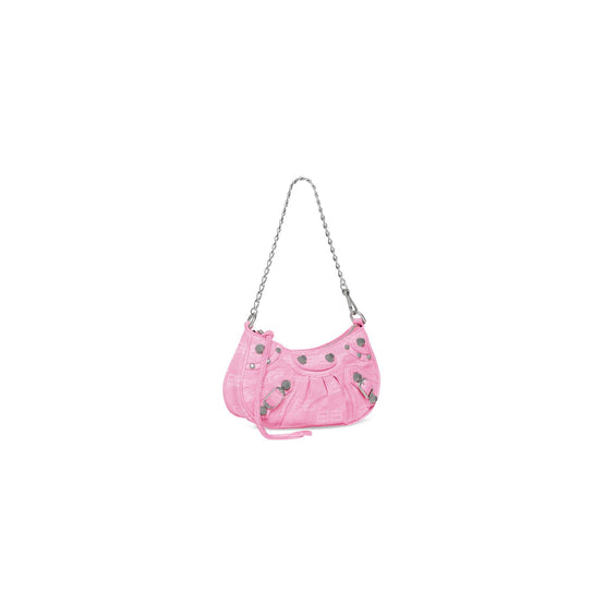 Women Le Cagole Mini Bag W/Chain - Pink