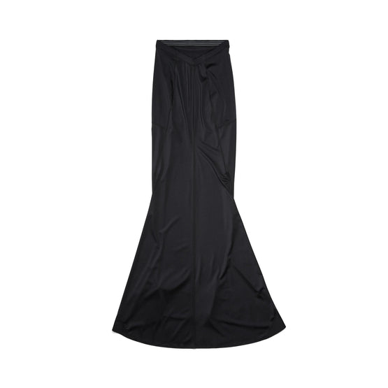 Women Activewear Mermaid Skirt - Black