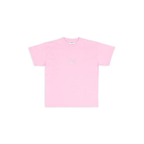 Women Medium Fit T-Shirt - Pink/Silver