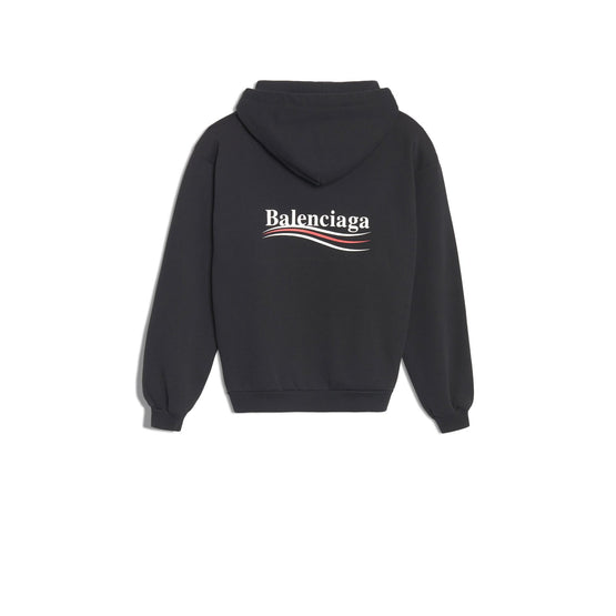 Men Political Campaign Hoodie - Black