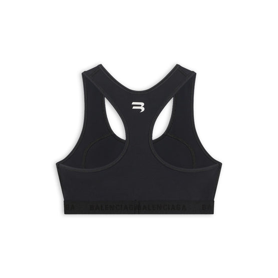 Women Bra Athletic Sports - Black/White W